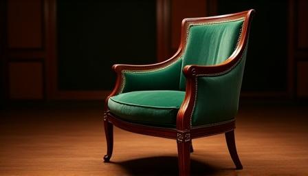 Restored 19th century mahogany chair